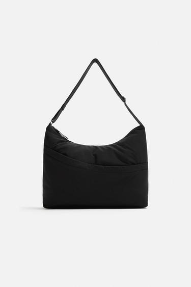 Zara NYLON BAG - Black