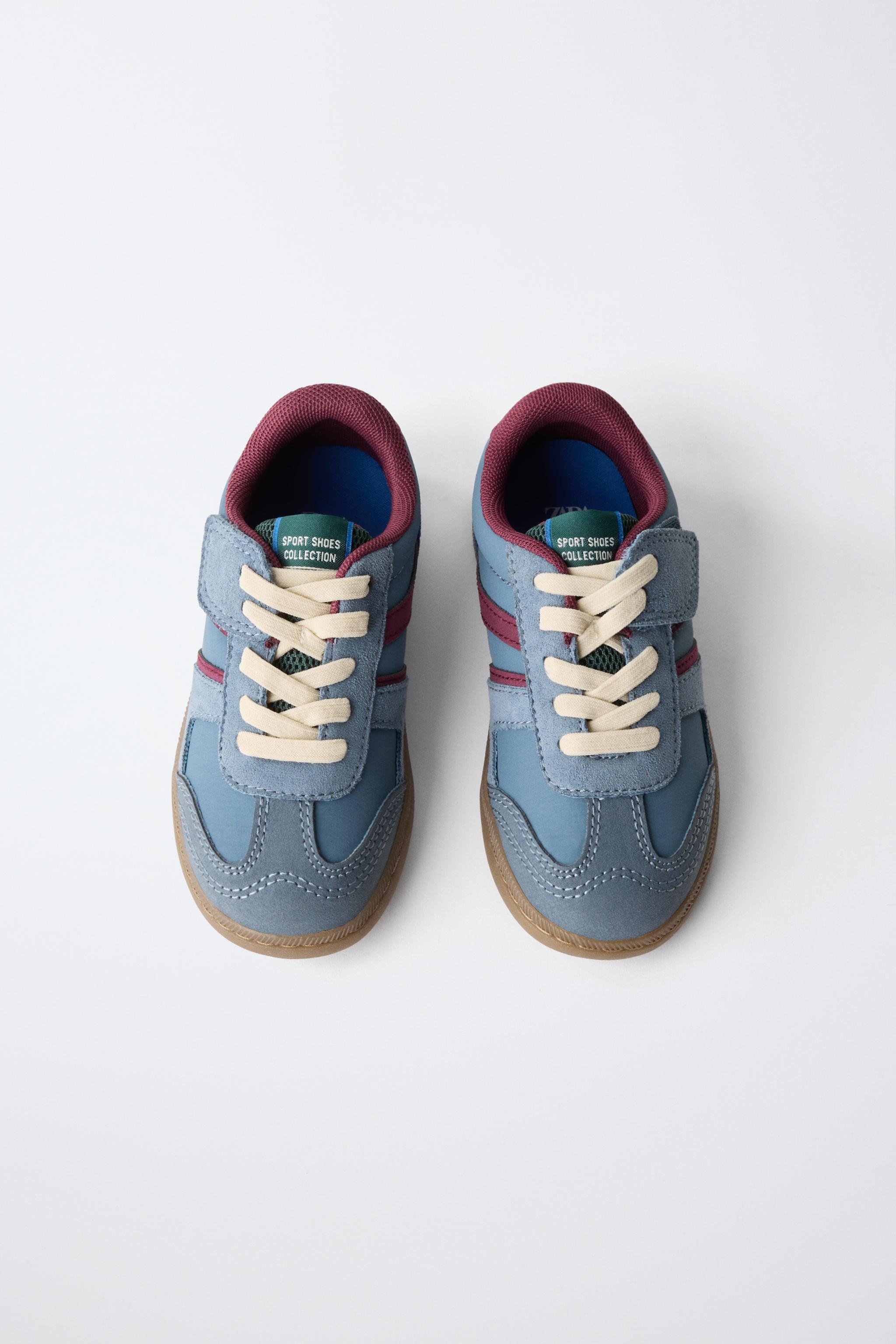 CONTRAST PANEL SNEAKERS