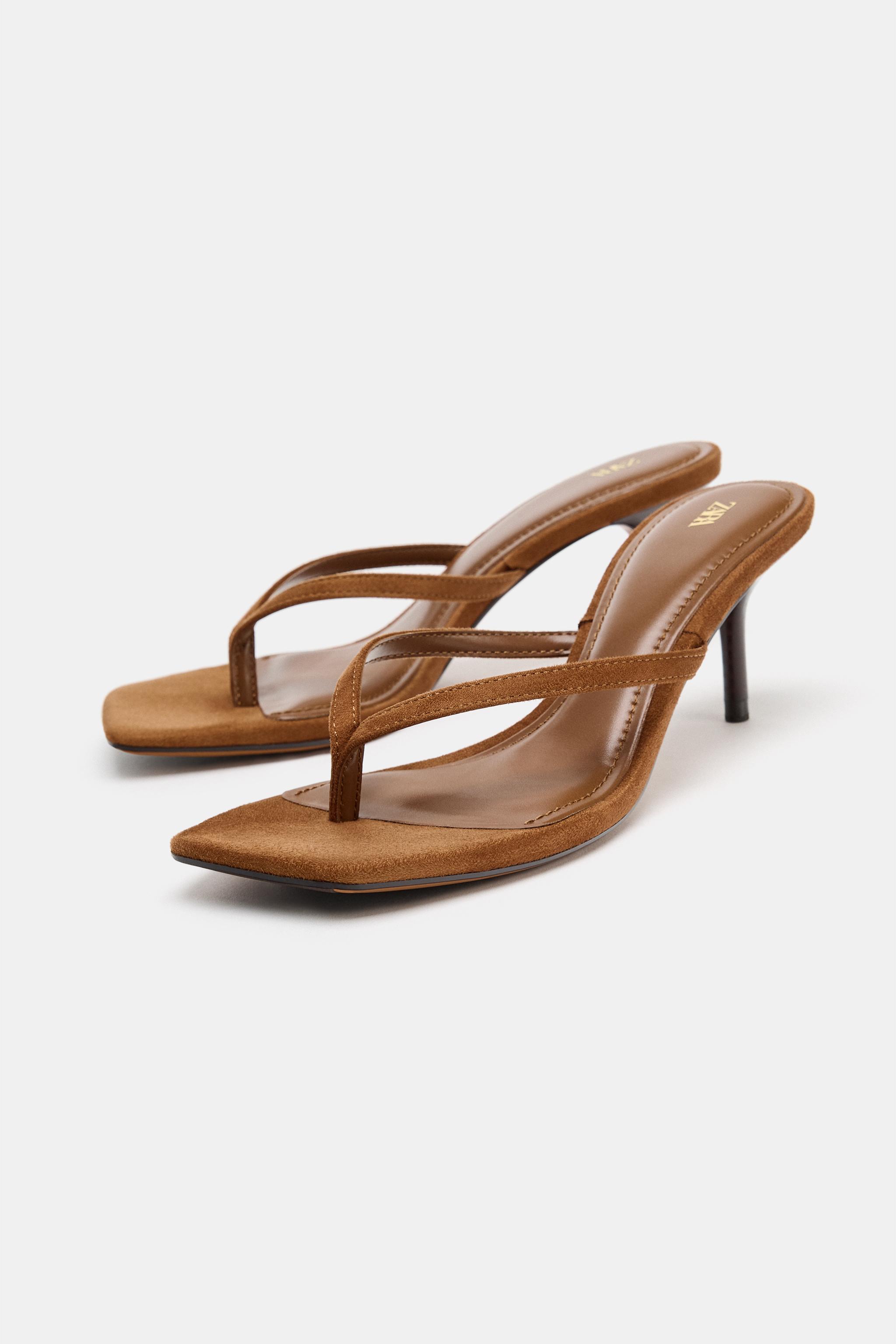 SANDALES À TALONS ET BRIDE