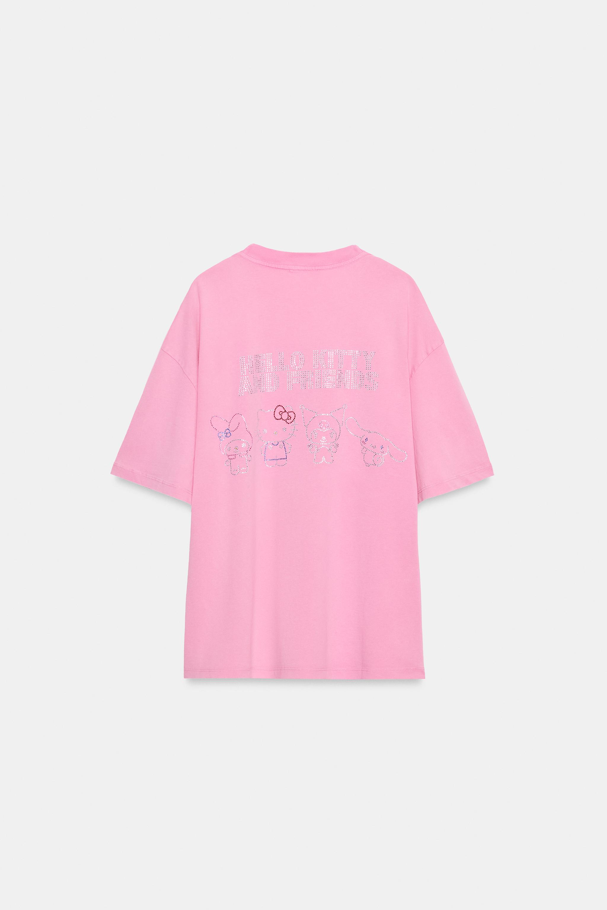 HELLO KITTY © SANRIO GLITTER WASHED T-SHIRT