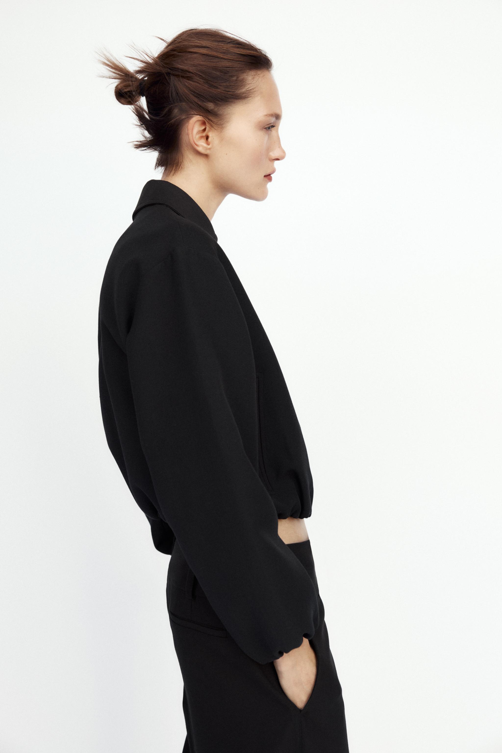 SHORT PUFFED JACKET - Black | ZARA Australia