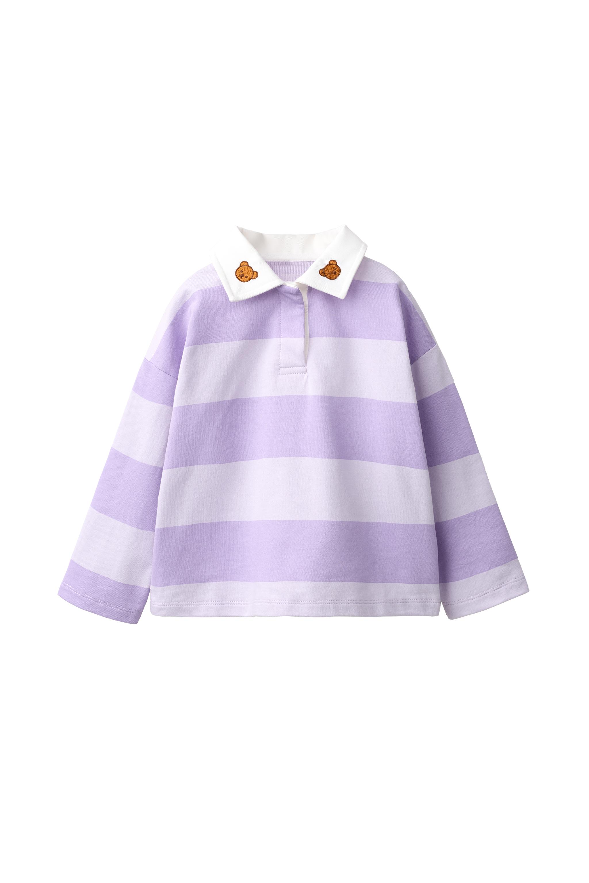 SUDADERA POLO RAYAS OSOS BORDADOS