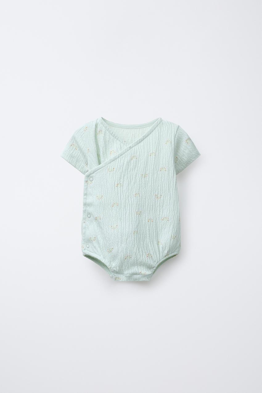 RAINBOW TEXTURED WRAP BODYSUIT
