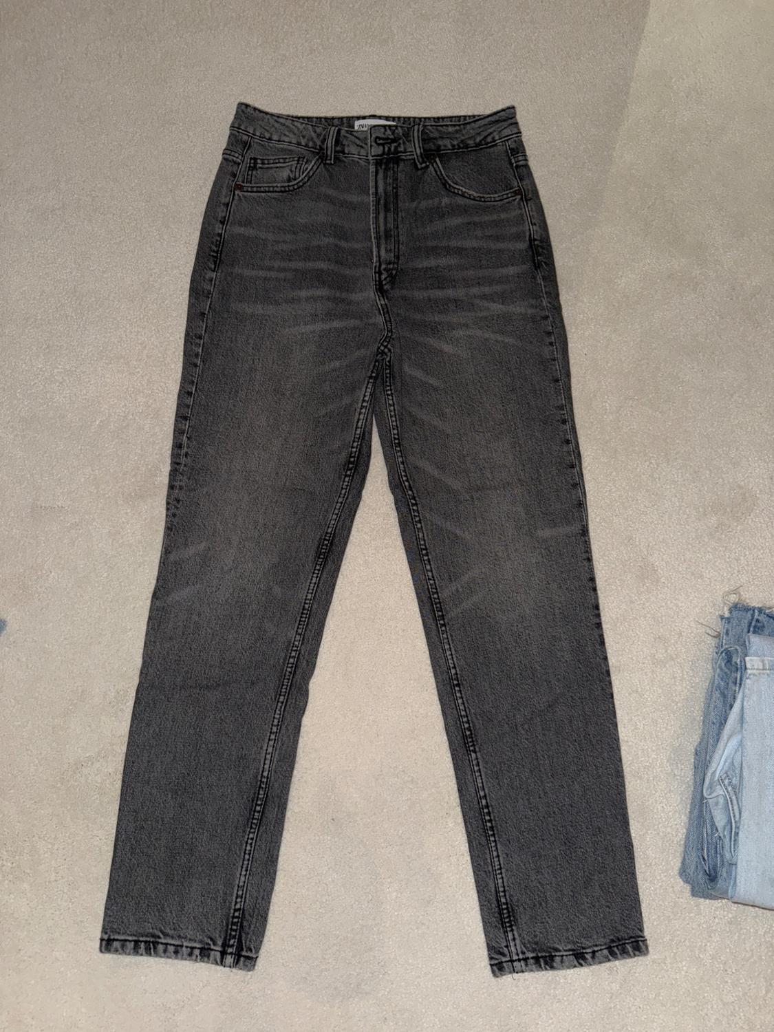 Z1975 STRAIGHT-FIT HIGH-WAIST LONG LENGTH JEANS