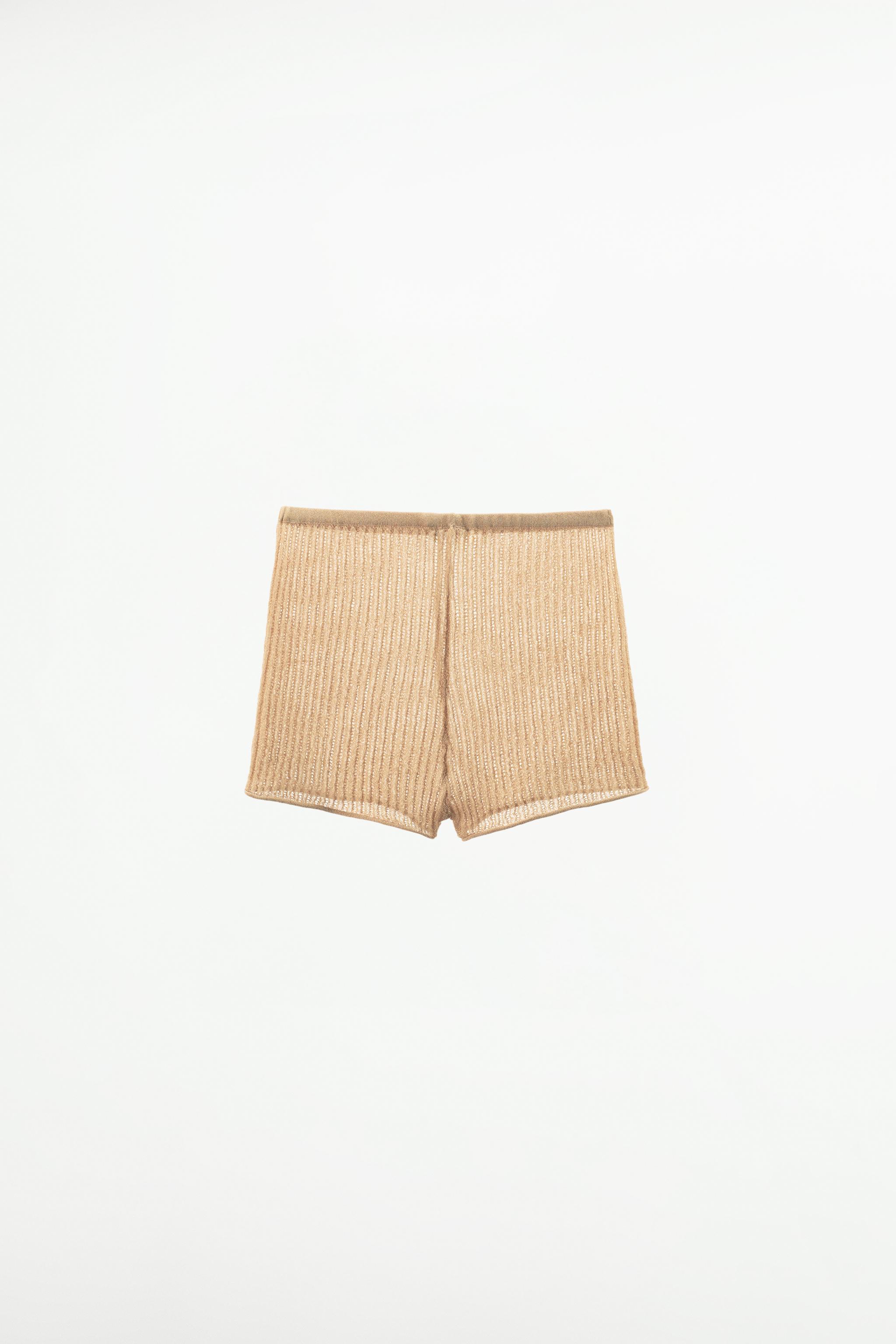 Short en maille zara sale