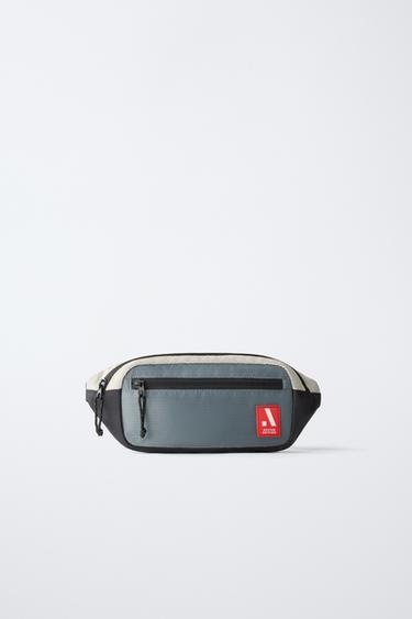 Zara SPORTY BELT BAG - Red