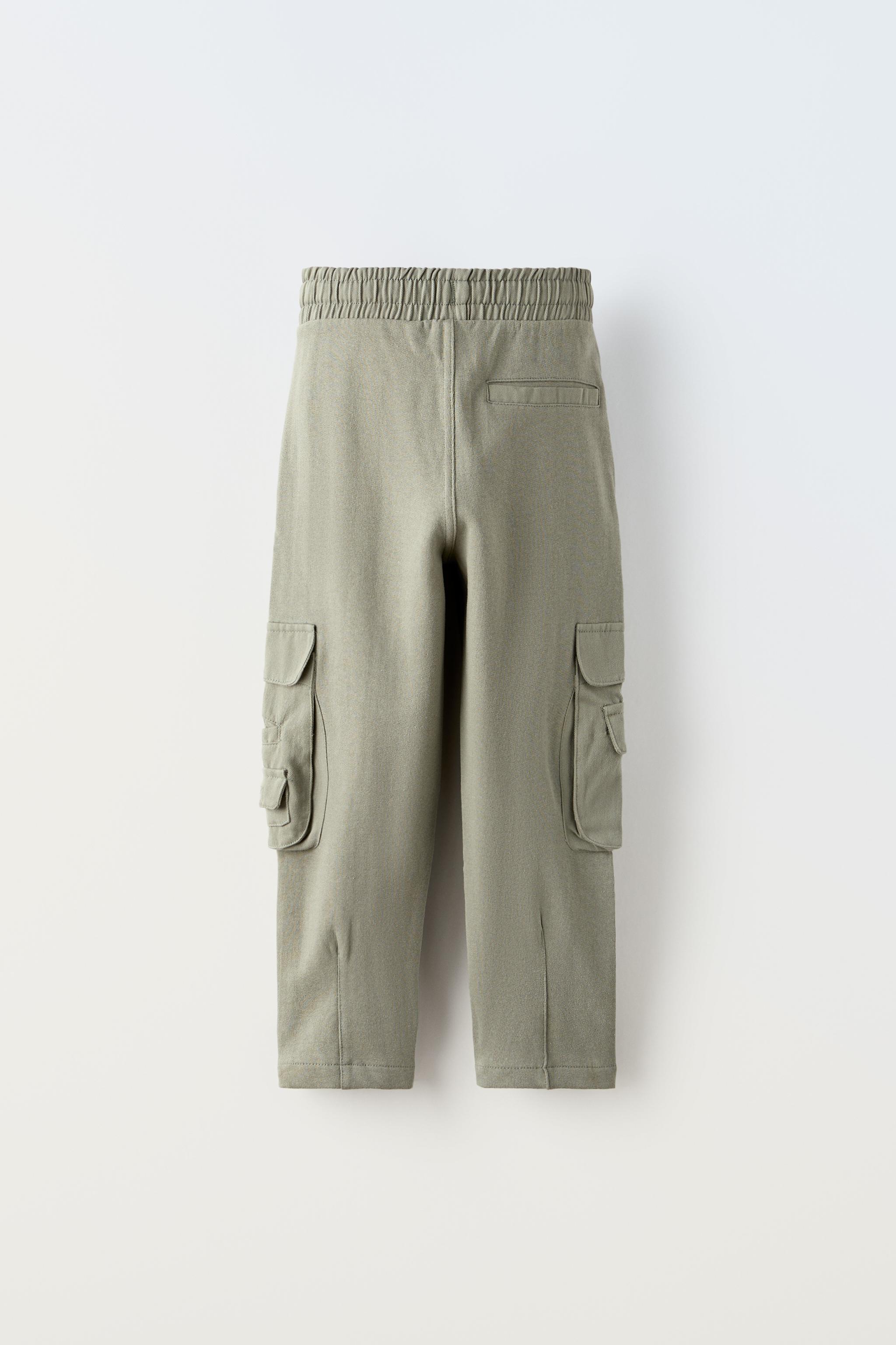 PLUSH BALLOON CARGO PANTS - Grayish | ZARA United States