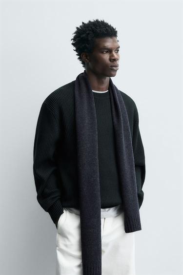 REGULAR FIT JUMPER - Khaki by Zara