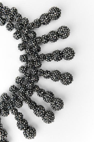 SPARKLY BALL NECKLACE - Silver by Zara - Image 2