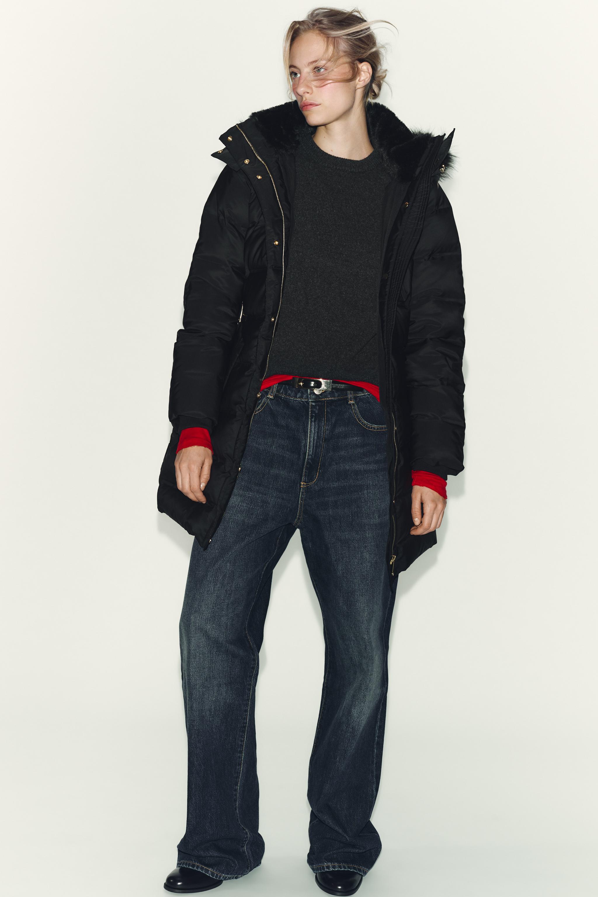 ファーフード付きコート – レディース | ZARA 日本 ファーフード付きコート – レディース | ZARA 日本