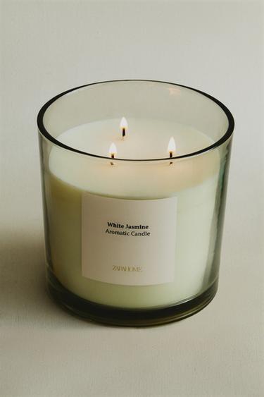 (620 G) BOUGIE PARFUMÉE WHITE JASMINE - Blanc de Zara - Image 5