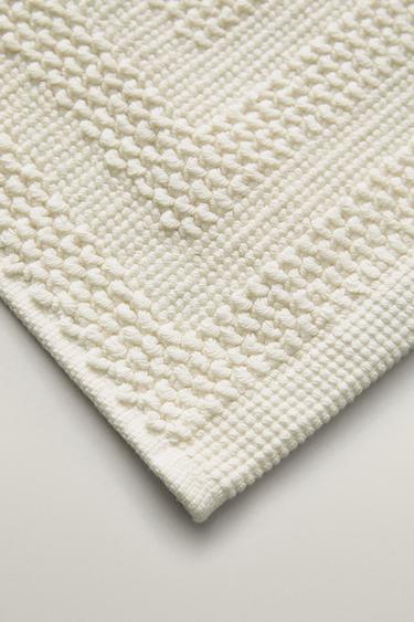 COTTON BATH MAT — Ivory 2