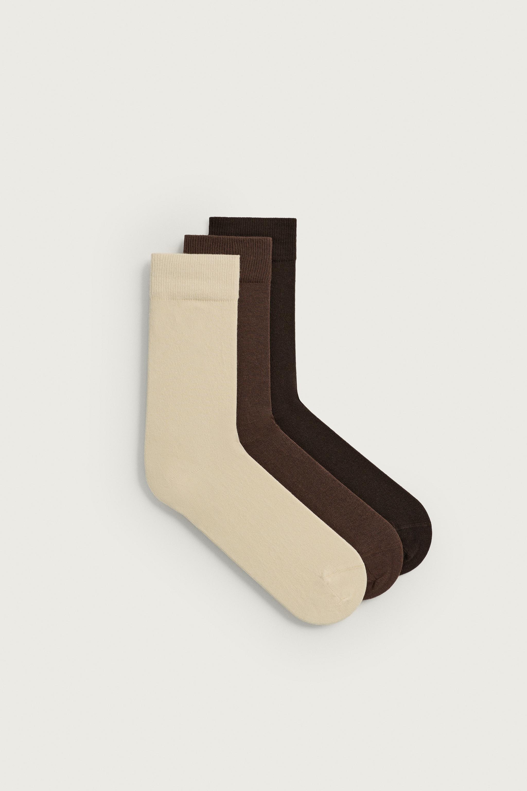 Носки THREE-PACK TEXTURED для мужчин — Zara