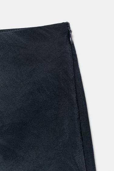 DRAPED SKORT - Navy blue by Zara - Image 5