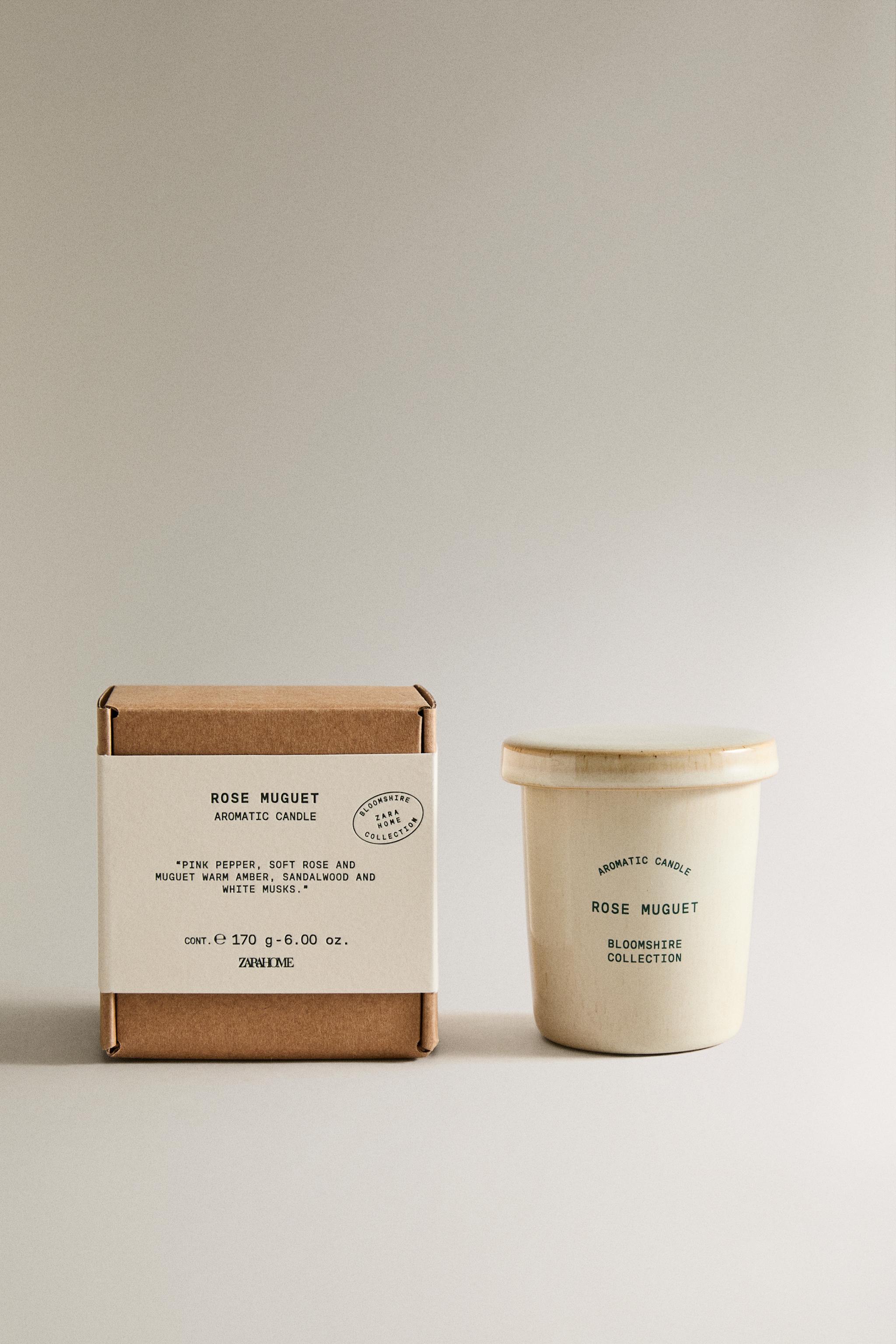(170 G) ROSE MUGUET SCENTED CANDLE