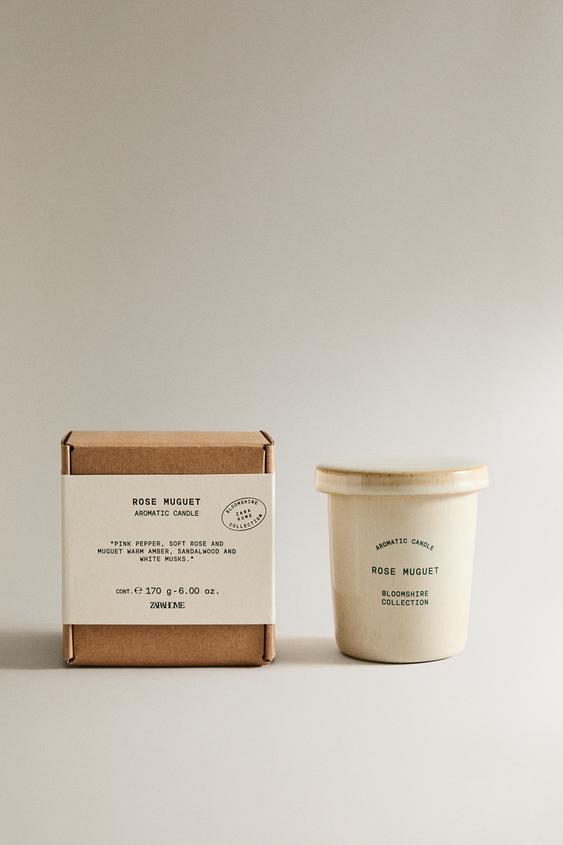 (170 G) VELA AROMÁTICA ROSE MUGUET - Rosa da Zara - Imagem 0