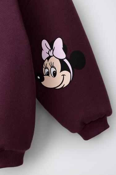 MICKEY MOUSE AND FRIENDS © DISNEY PRINTED SWEATSHIRT - Aubergine by Zara