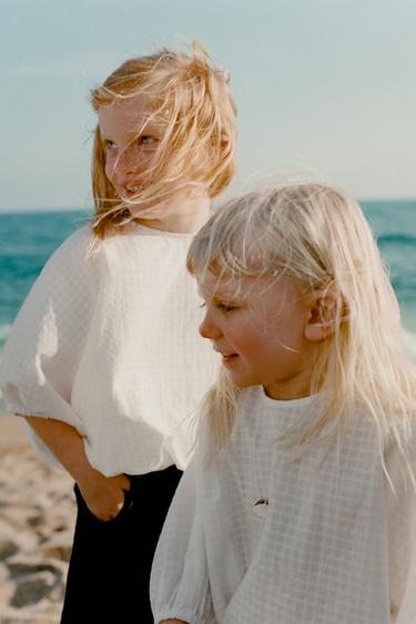 ZARA TIMELESS - TOP OVERSIZE ESTRUCTURA - Blanco de Zara