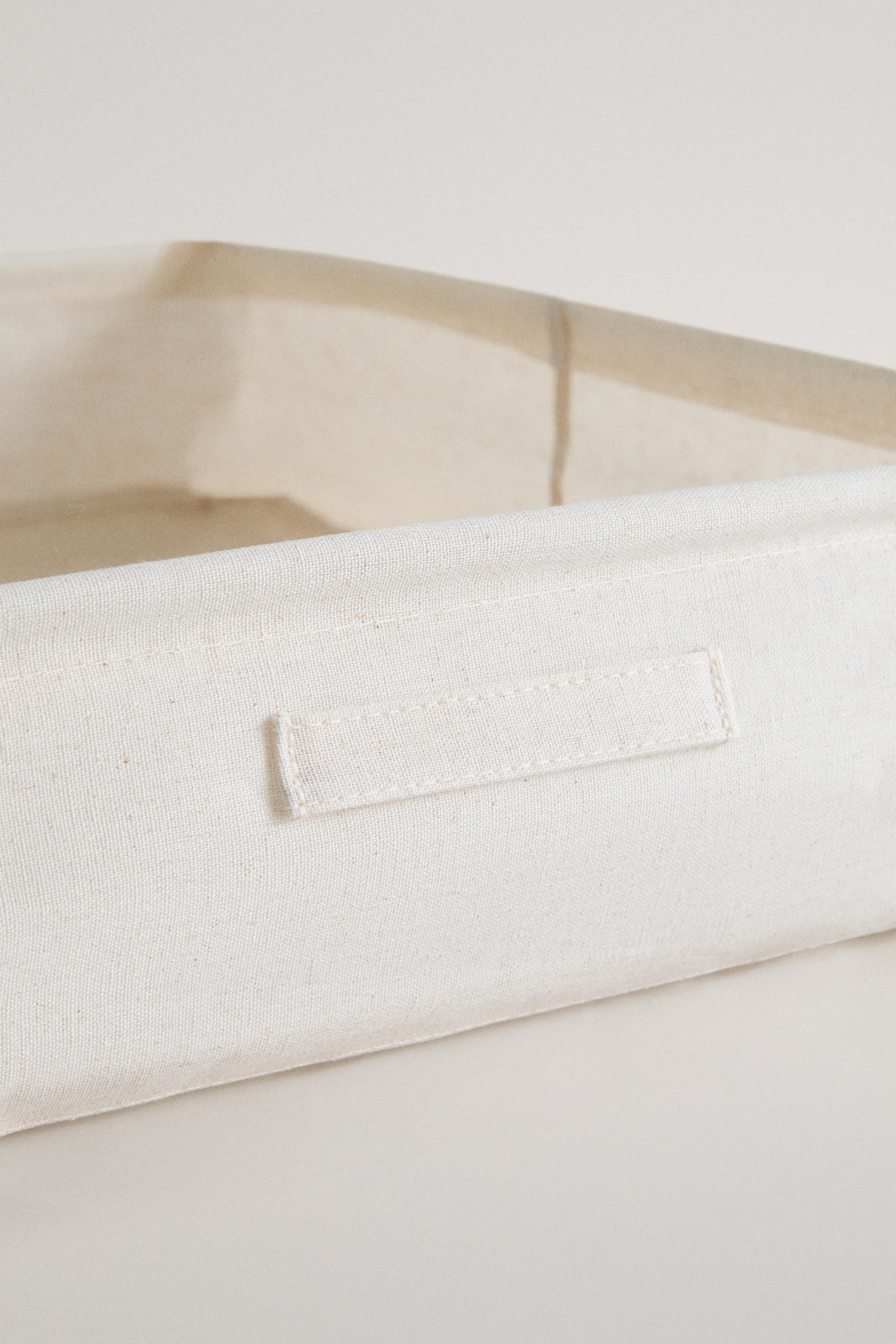 RESIN-COATED TEXTILE BASKET