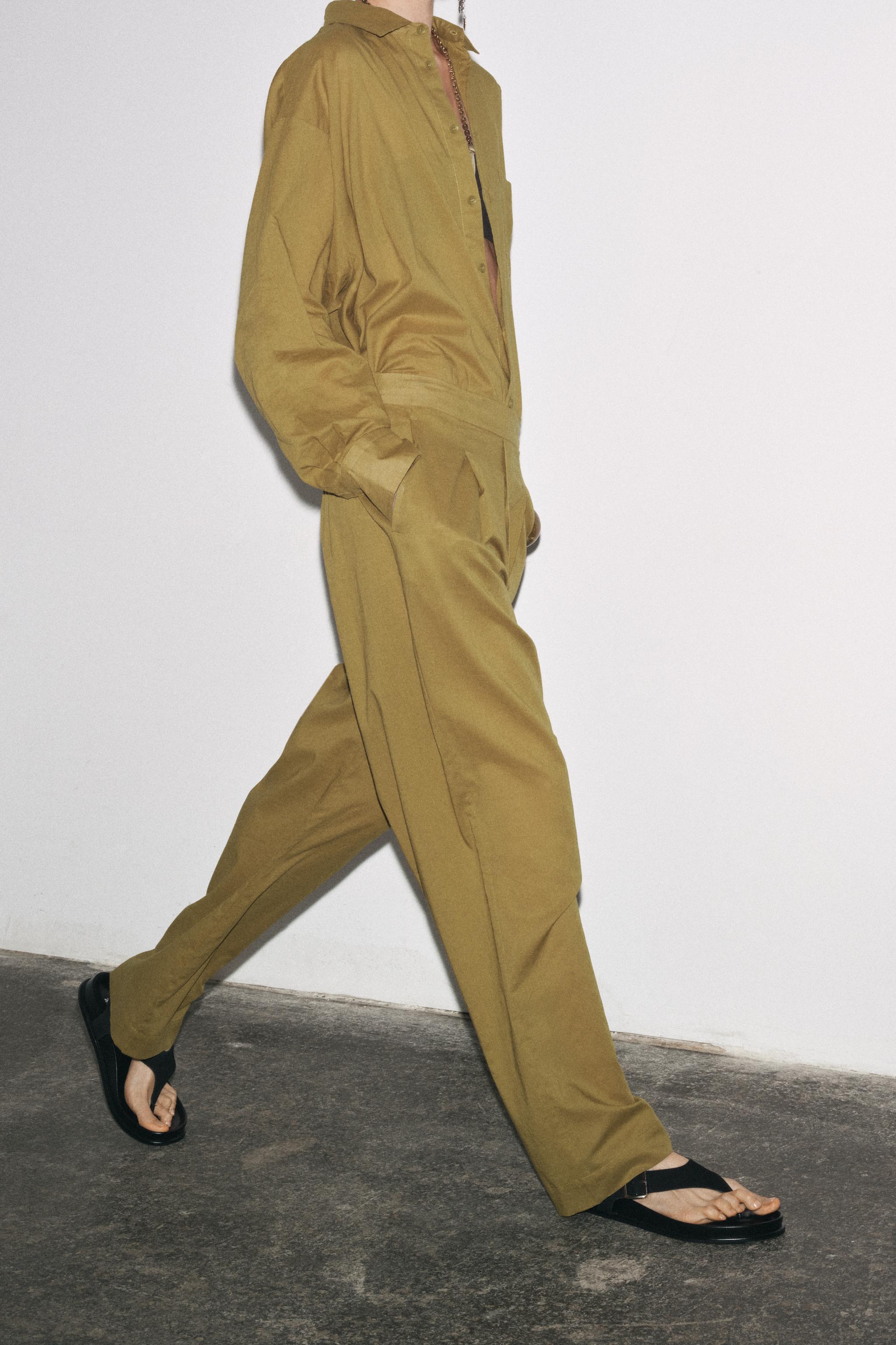 ZARA ZW COLLECTION ダーツパンツ 4786/104 ZW COLLECTION ダーツパンツ - ブラック | ZARA Japan / 日本