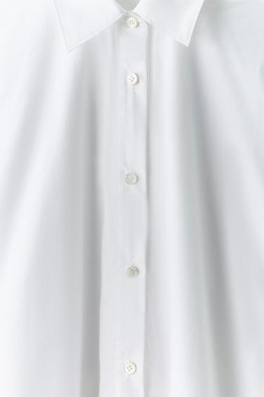 ZW COLLECTION FRINGED POCKET SQUARE SHIRT - White by Zara - Image 14