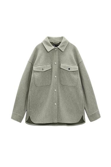 PLUSH OVERSHIRT