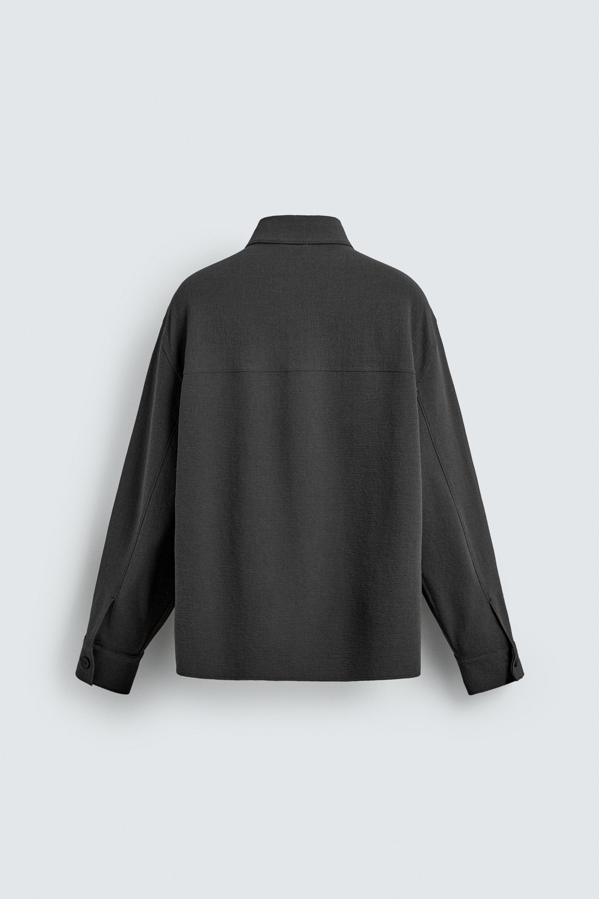 SURCHEMISE RELAXED FIT TEXTURE IRRÉGULIÈRE