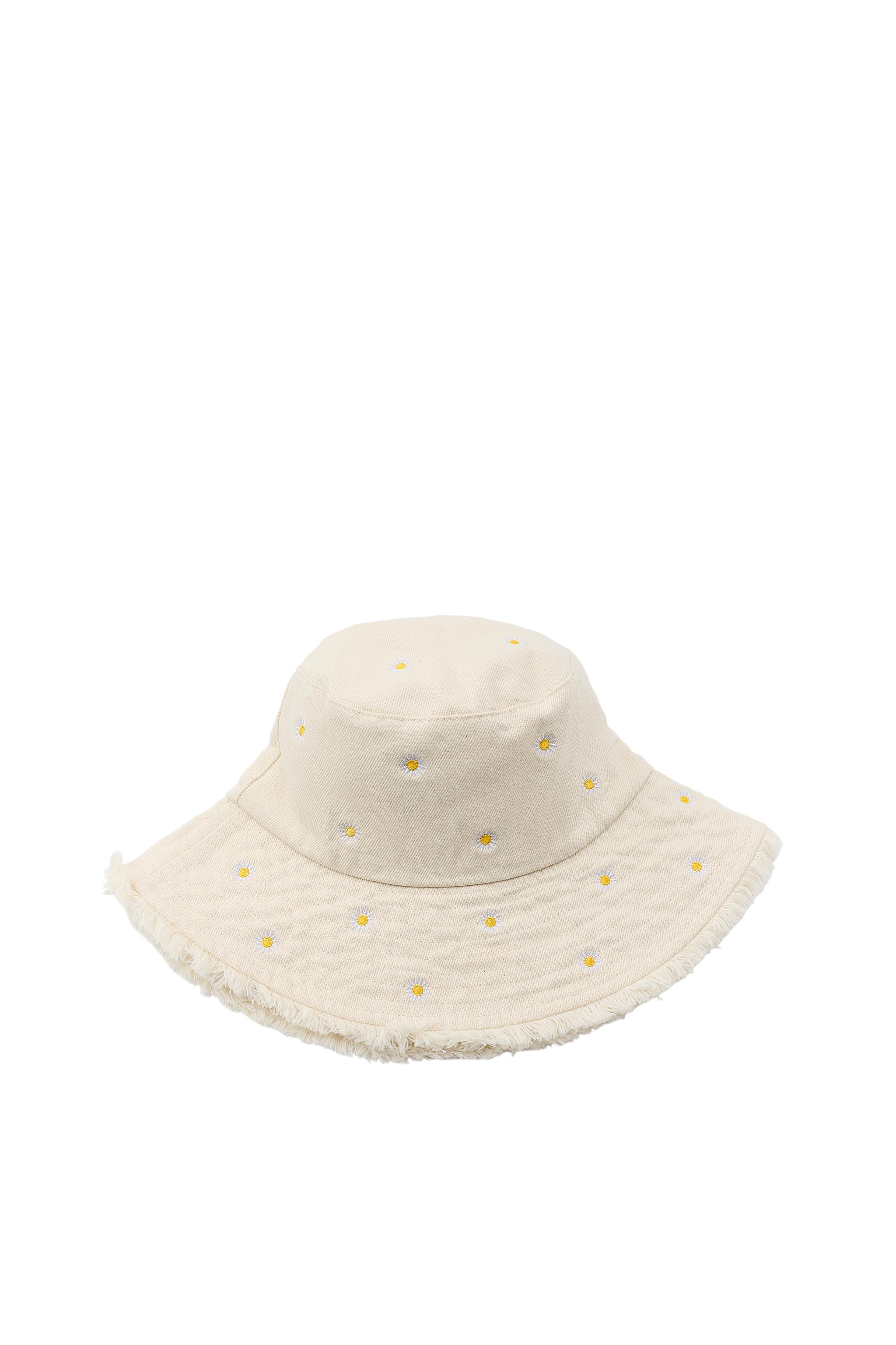 GORRO BUCKET BORDADOS MARGARITAS