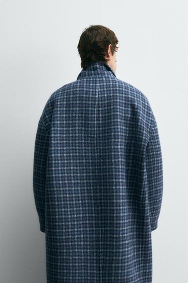 OVERSIZE CHECK COAT HARRY LAMBERT FOR ZARA X DISNEY - Blue by Zara - Image 2
