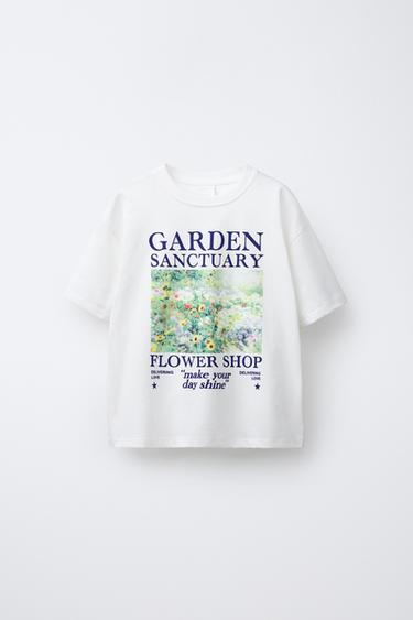 PHOTOGRAPHIC PRINT T-SHIRT - White by Zara