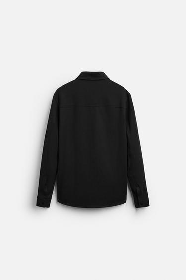 SURCHEMISE CONFORT - Noir de Zara - Image 8