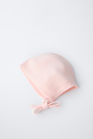 BONNET EN MAILLE - Rose de Zara - Image 2