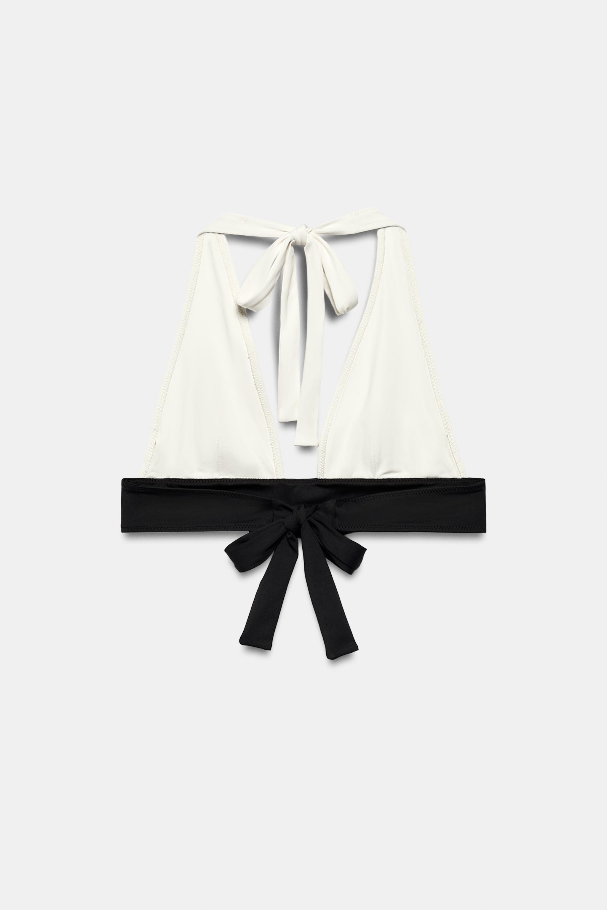 Верх бикини CONTRAST — Zara — фото 5