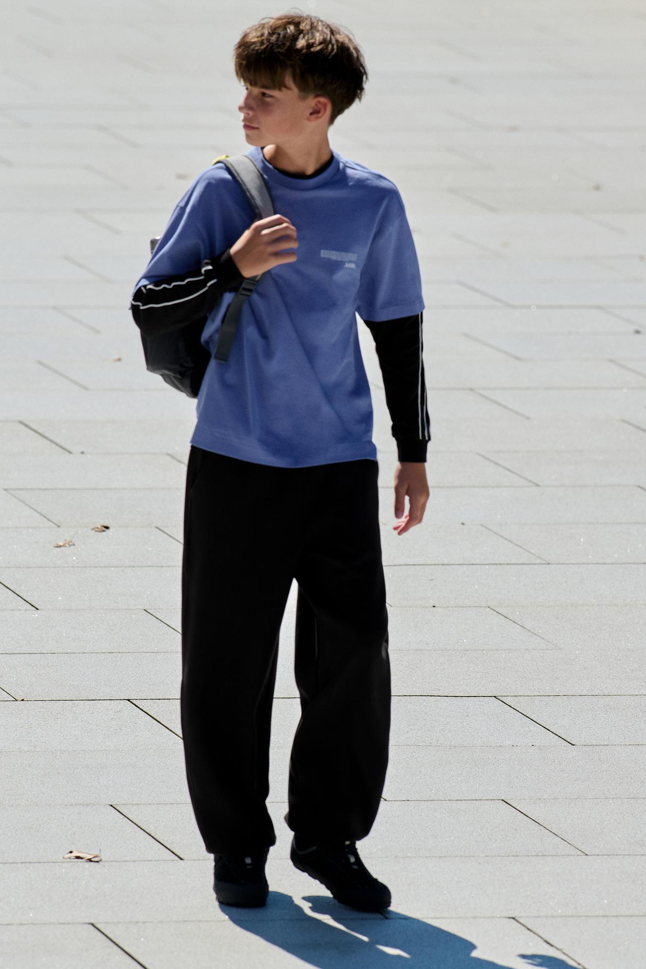 SPORTY JOGGER PANTS — Black