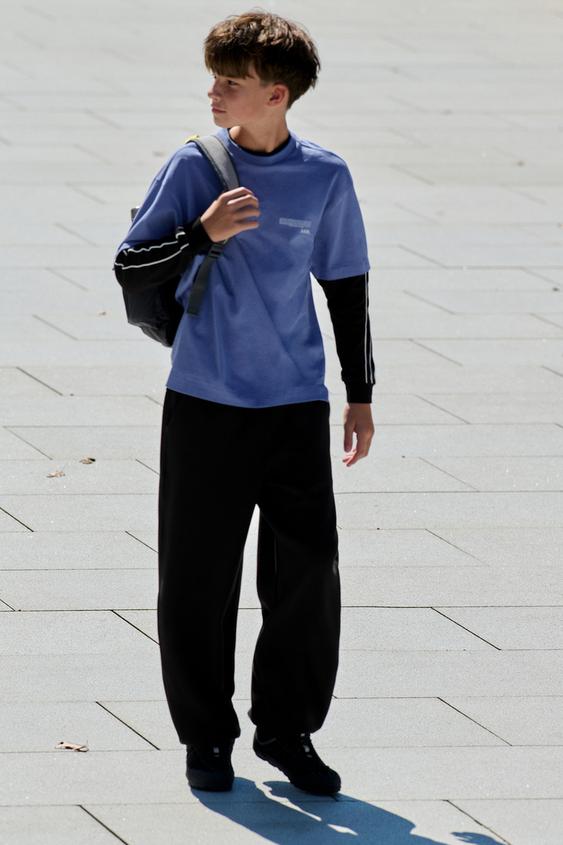 Zara SPORTY JOGGER PANTS - Black - Image 0