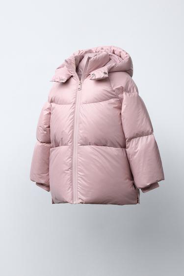 DOUDOUNE EN PLUME ET DUVET DÉPERLANTE - Rose de Zara - Image 1