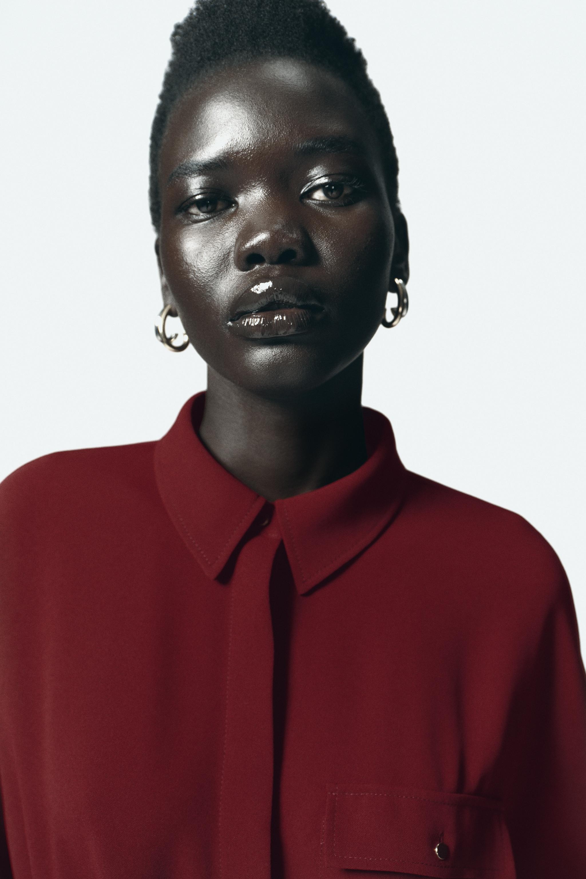 クレープサファリシャツ - サンド | ZARA Japan / 日本