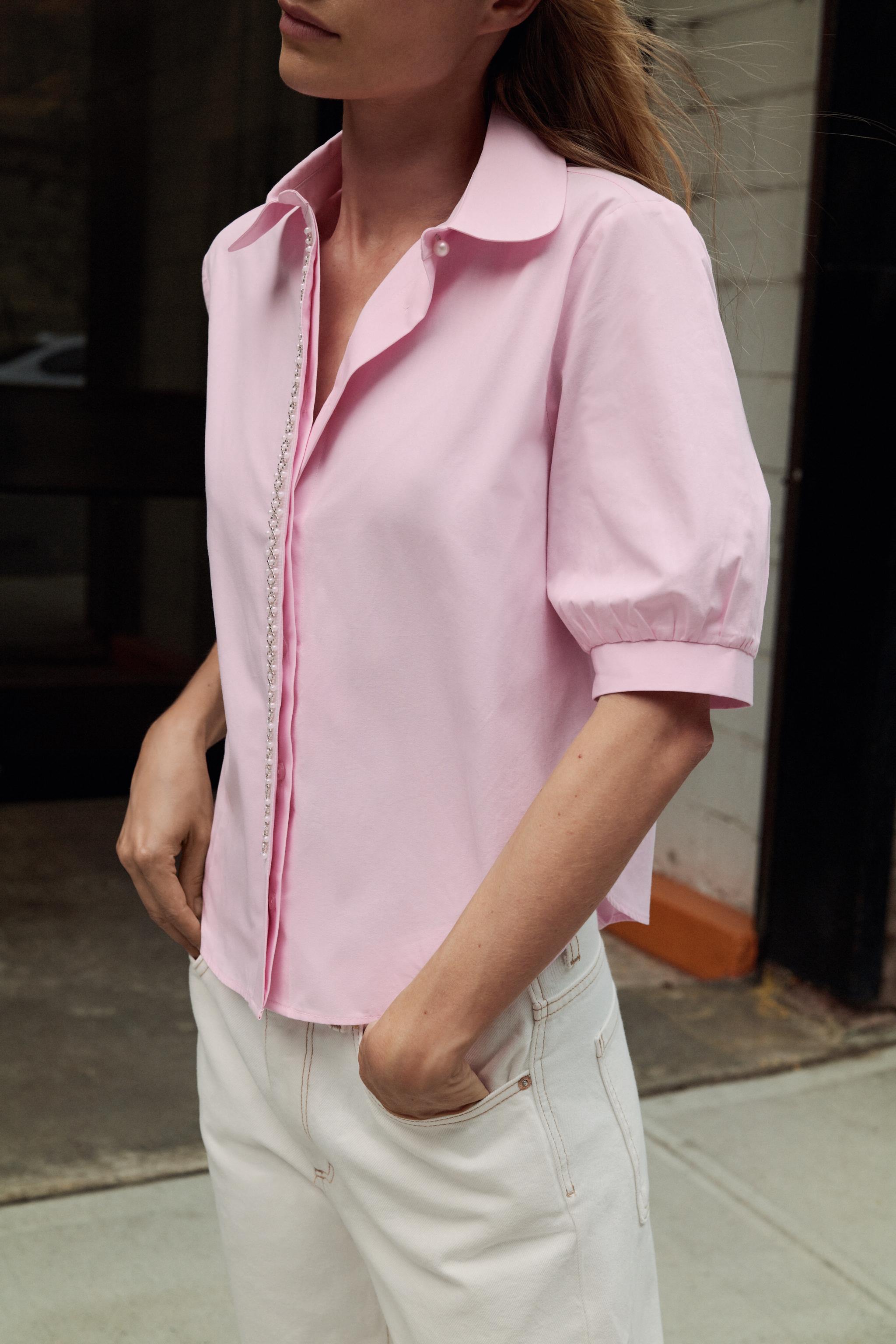 PEARL POPLIN SHIRT