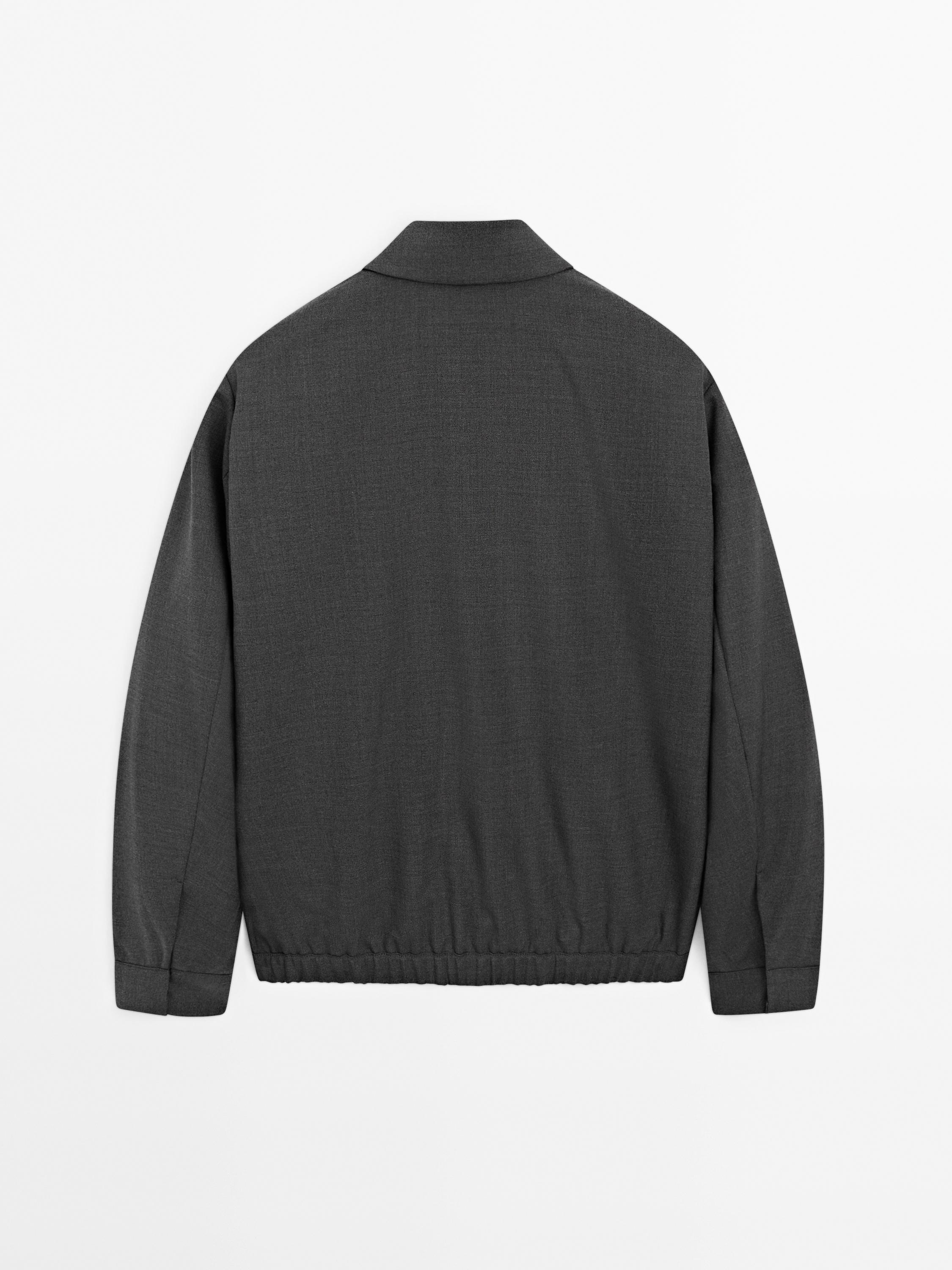 Blouson laine total look
