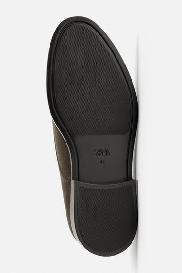 LEATHER SMART SHOES - Brown by Zara - Image 4