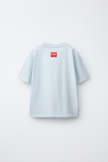 FIFA WORLD CUP ™ 1982 PRINTED T-SHIRT - Sky blue by Zara - Image 1