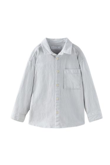 TEXTURED OVERSHIRT