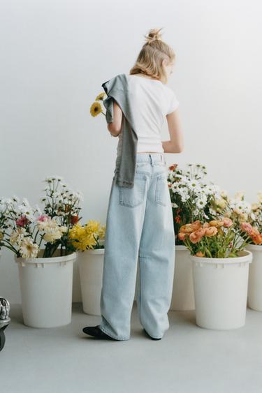 BARREL JEANS - Light blue by Zara