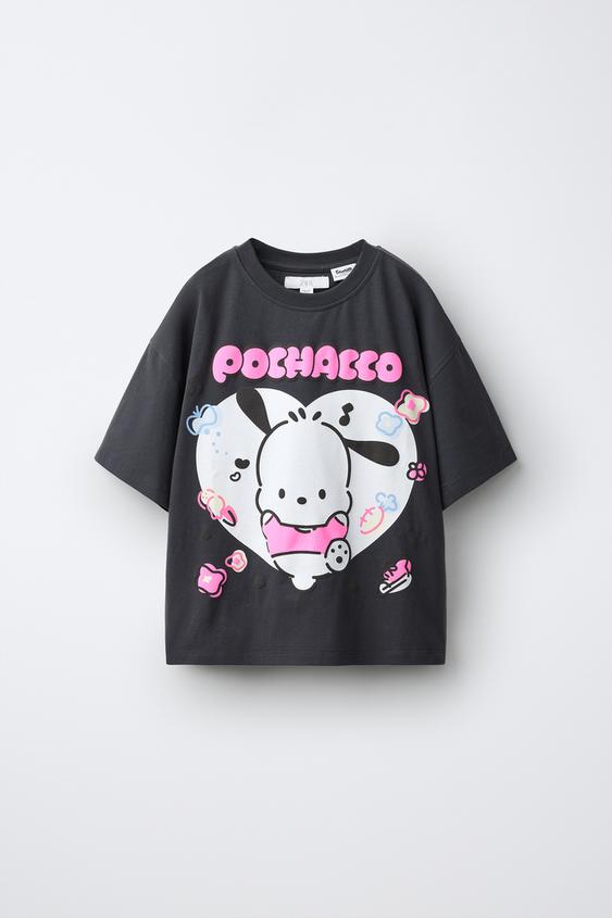 CAMISETA POCHACCO © SANRIO - Gris antracita de Zara - Imagen 0