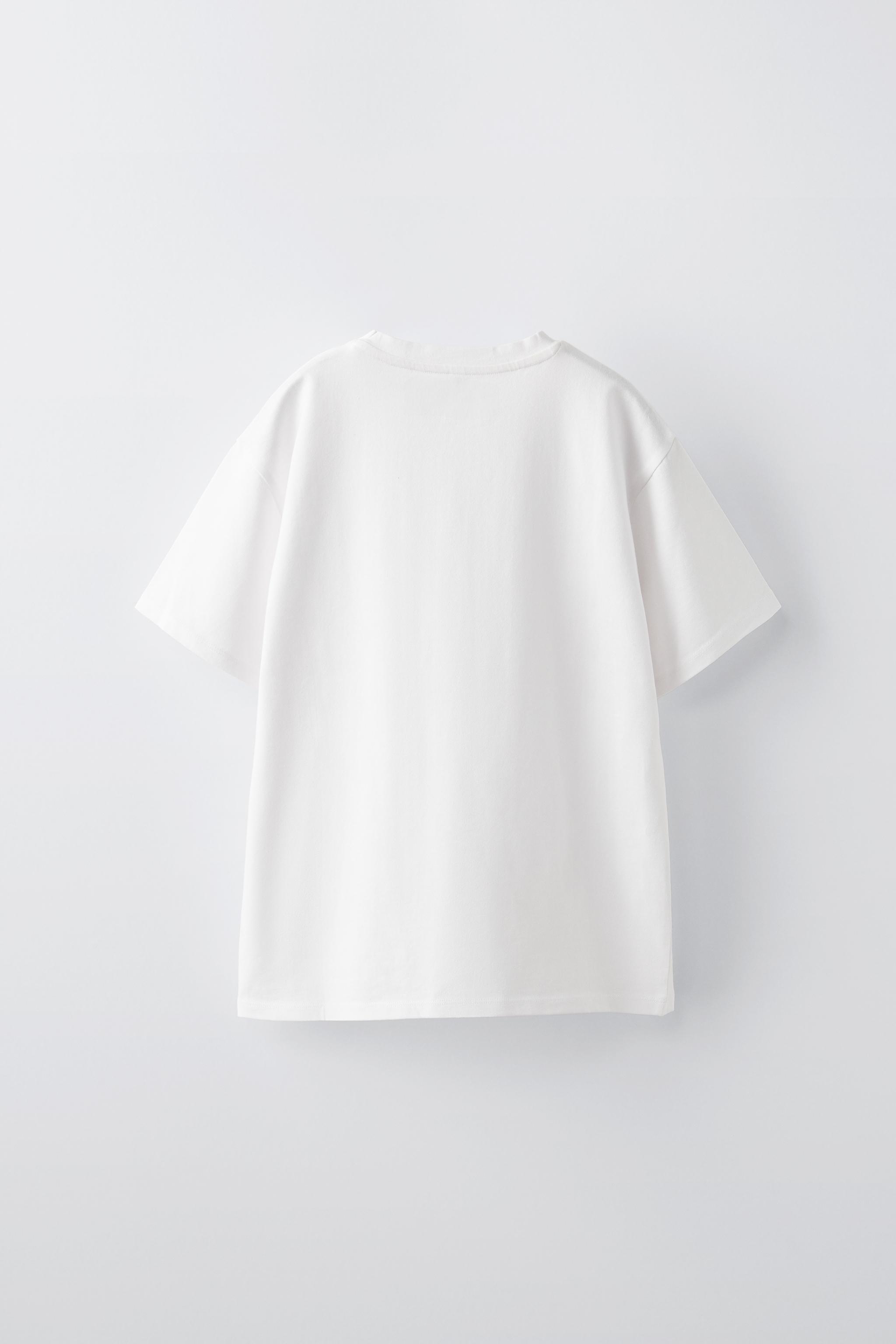 CAMISETA SLIM Blanco ZARA Chile