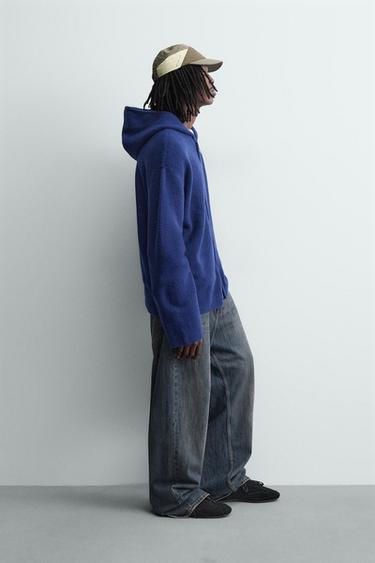 HOODED CARDIGAN - Bluish by Zara - Image 3