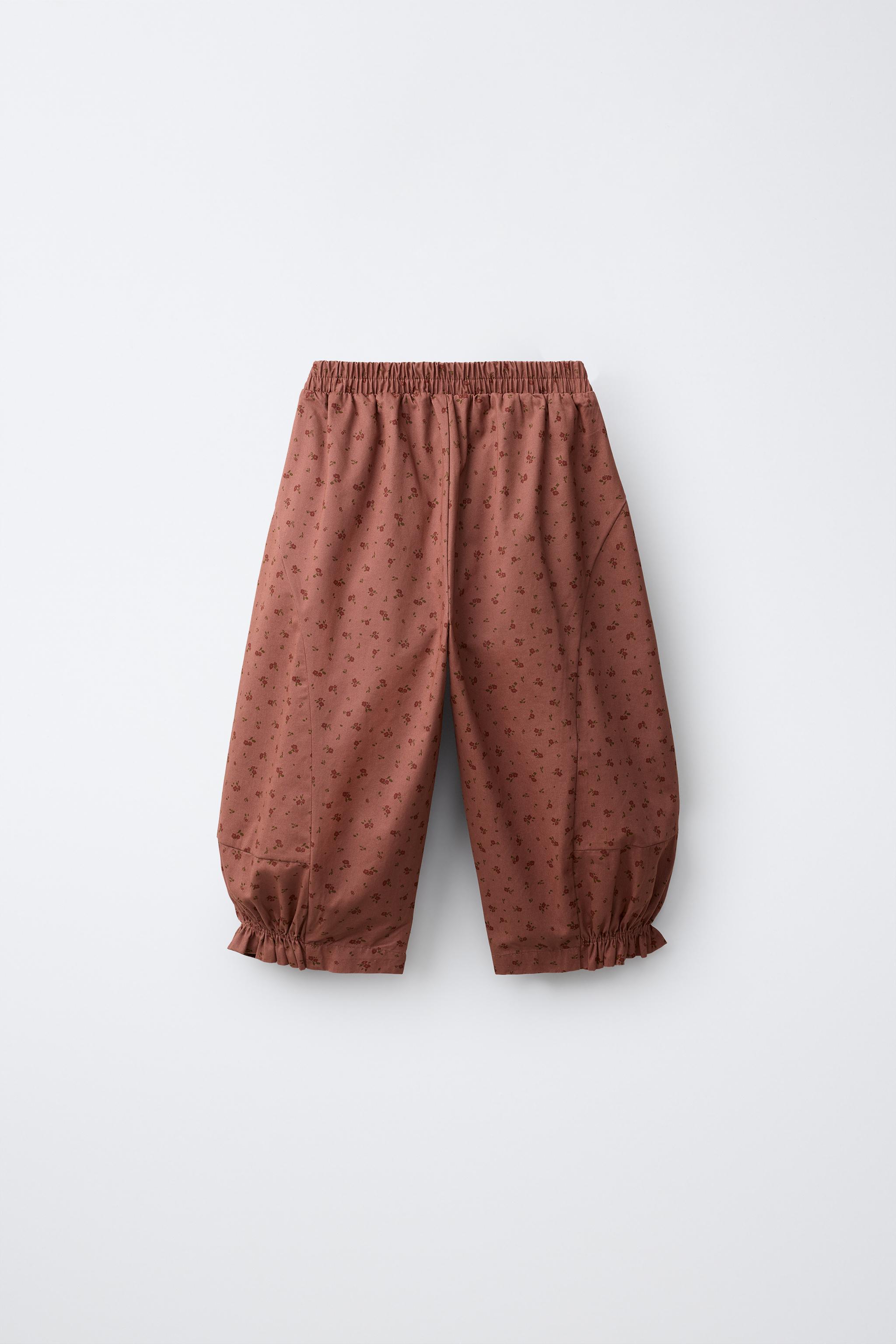 Детские брюки Zara FLORAL BALLOON TROUSERS — фото 3