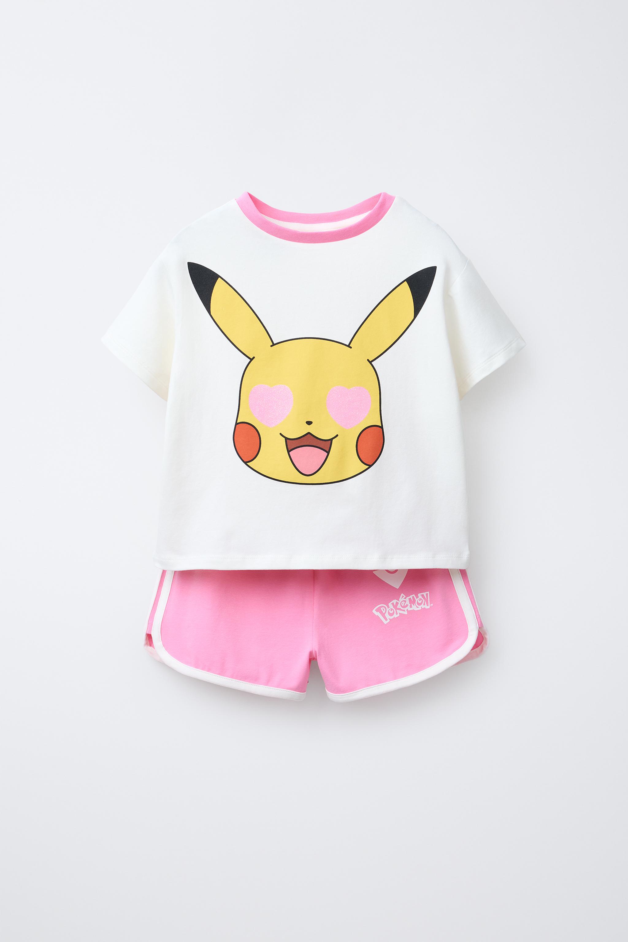 6～14歳/TシャツとバミューダショーツのPIKACHU POKÉMON