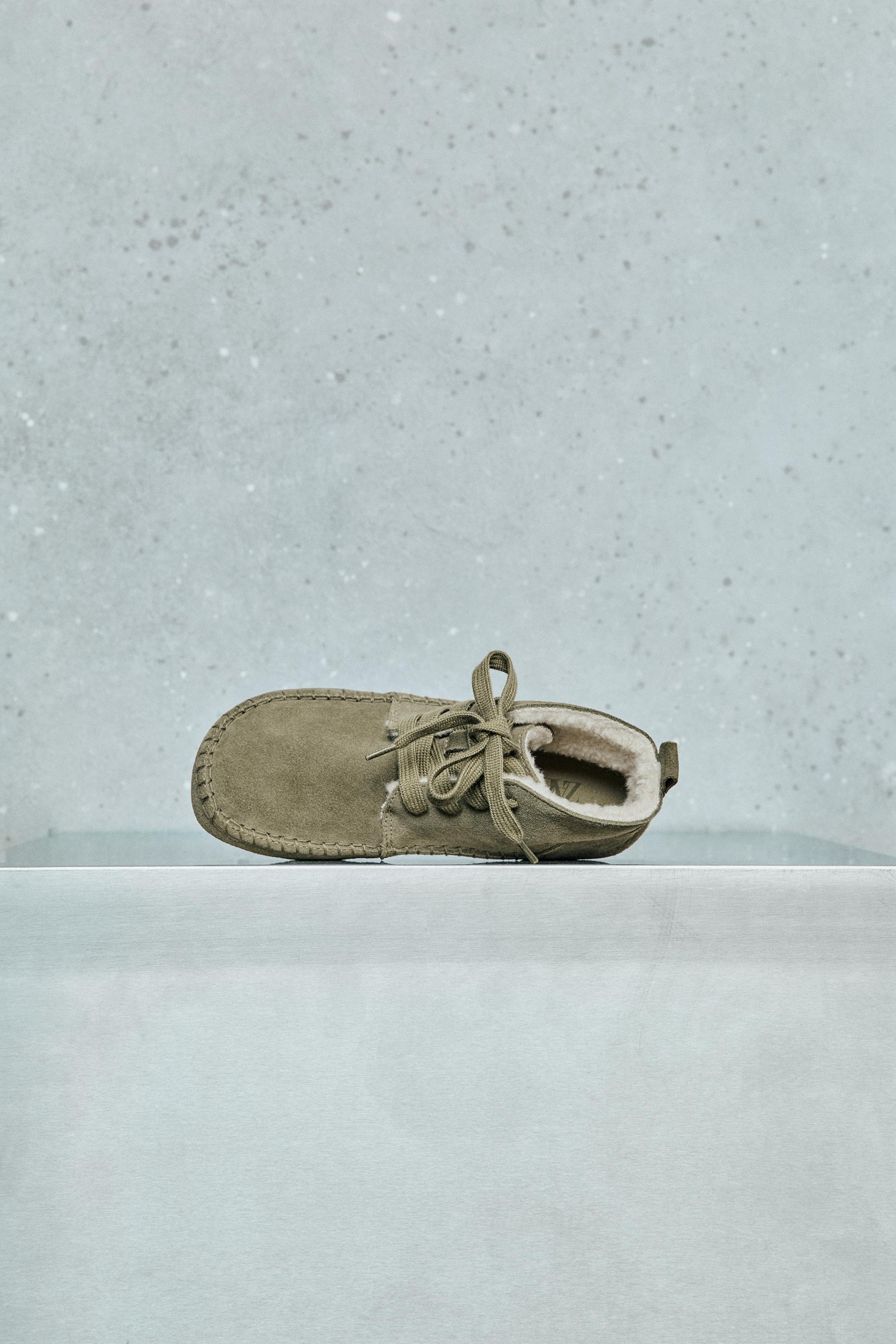 BOTTINES BAREFOOT DOUBLÉES EN CUIR