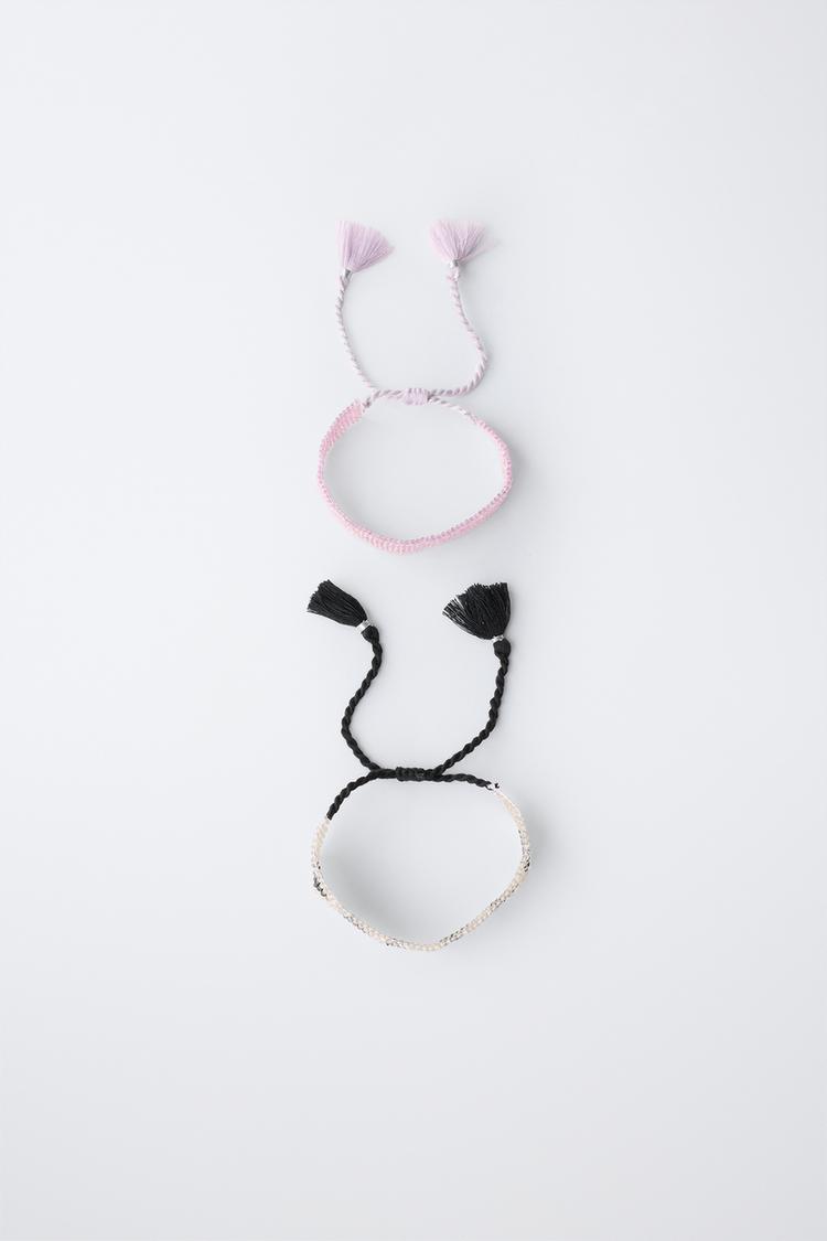 Pack dos pulseras abalorios estrellas